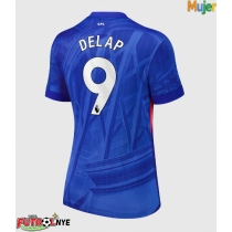Camiseta Chelsea Liam Delap #9 Primera Equipación para mujer 2025-26 manga corta